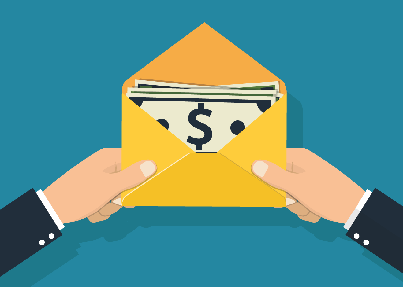 Pieniądze w kopercie